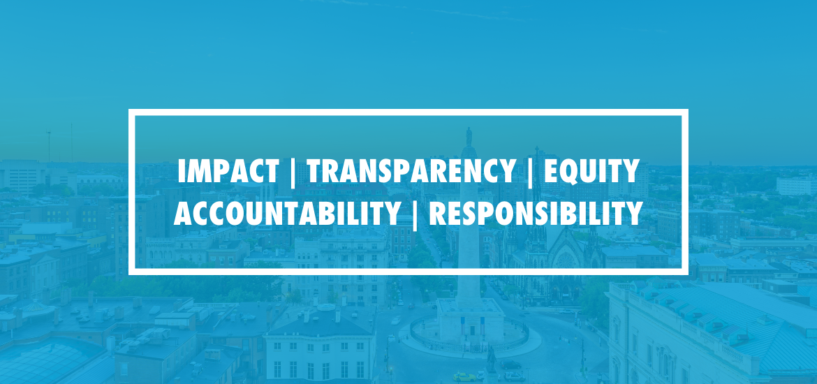IMPACT | TRANSPARENCY | EQUITY | ACCOUNTABILITY | RESPONSIBILITY
